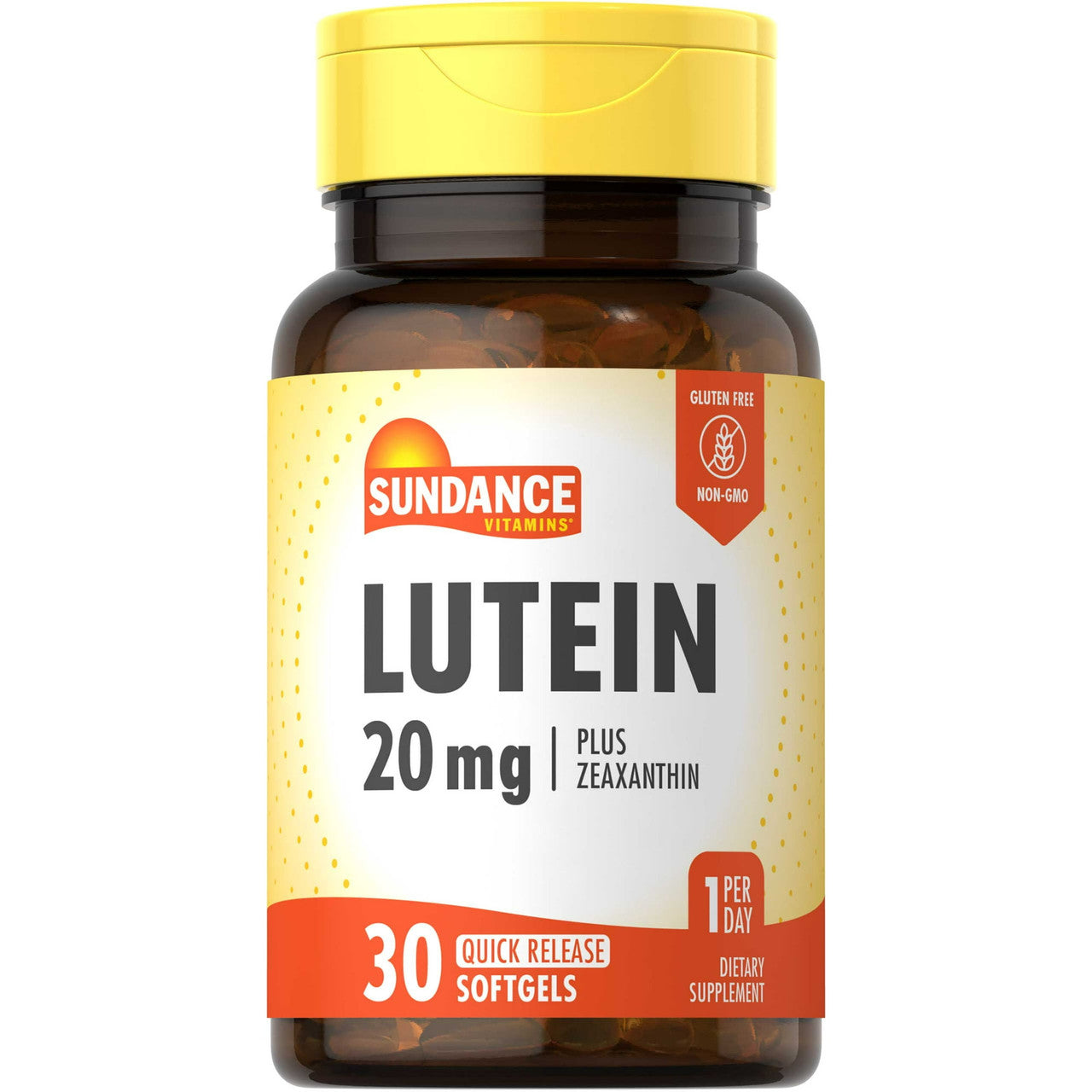 Sundance Vitamins Lutein 20 Mg Plus Eye Health Quick Release Softgels, 30 Ea